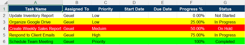 Project Task Tracker